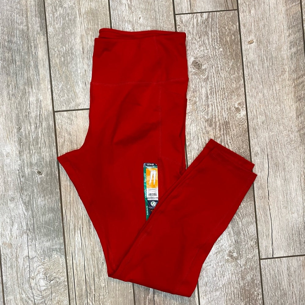 NWT Avia leggings -XL Red